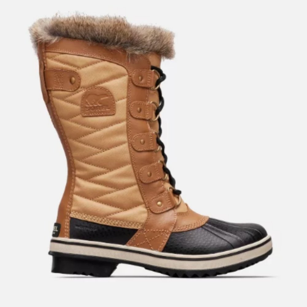 Women's Tofino Sorel Boots ( Curry Fawn ) Size 7